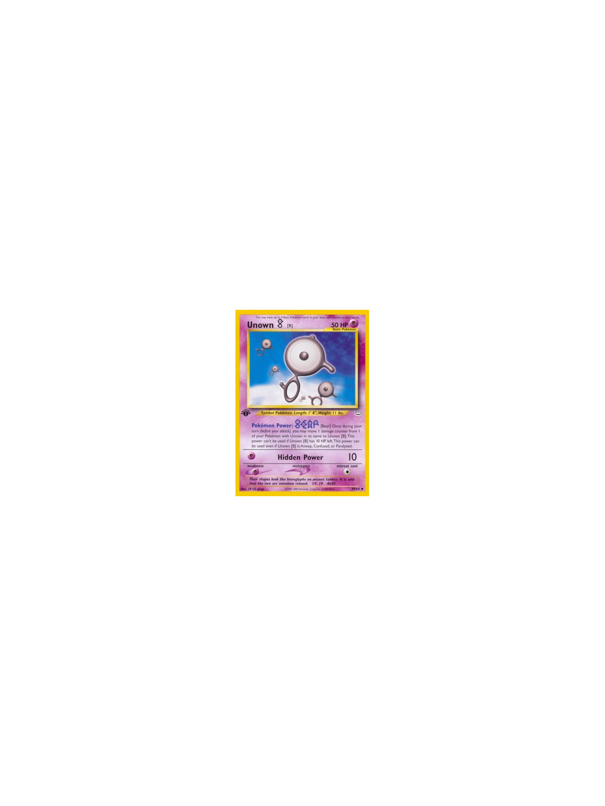 NR 039 - Unown [B]