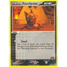 MA 065 - Team Magma's Poochyena - Reverse Holo MA 065 - Team Magma's Poochyena - Reverse Holo