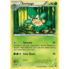 XY 011 - Simisage - Reverse Holo Simisage (XY 011) - Reverse Holo
