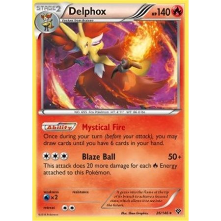 Delphox (XY 026) - Reverse Holo