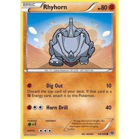 Rhyhorn (XY 60) - Reverse Holo