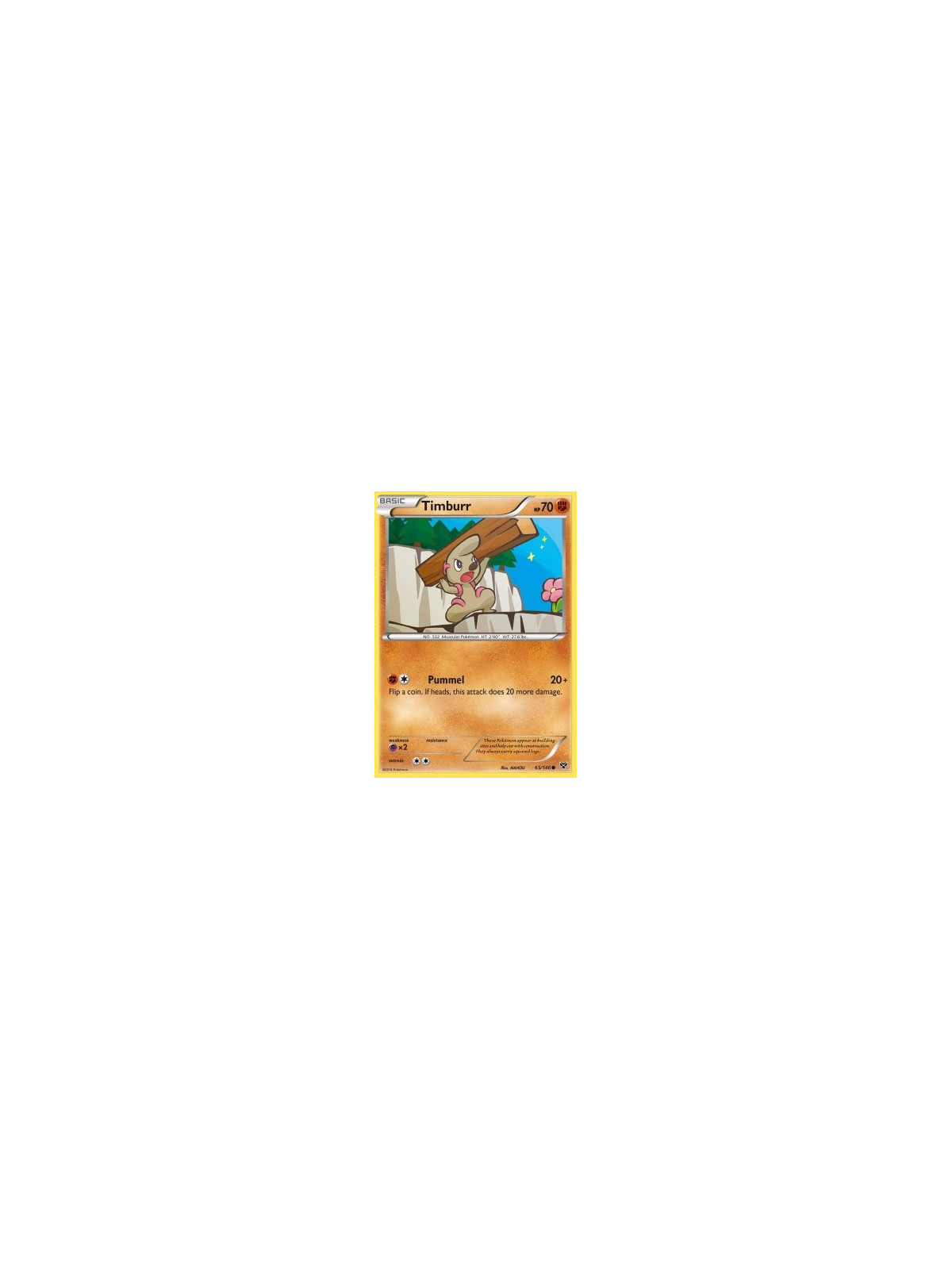 Timburr (XY 65) - Reverse Holo