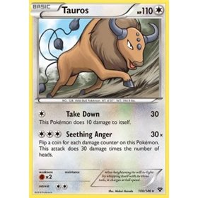 Tauros (XY 100) - Reverse Holo