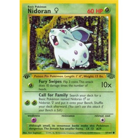 JU 057 - Nidoran - 1e Editie