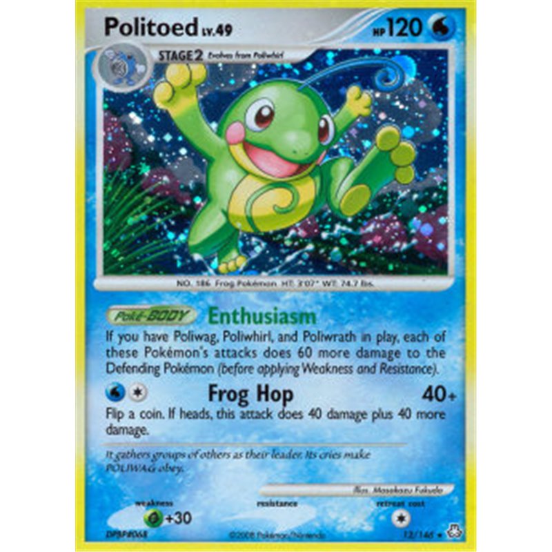 LA 012 - Politoed Lv.49 - Reverse Holo