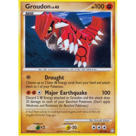 LA 029 - Groudon Lv.45 - Reverse Holo