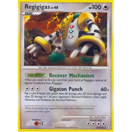 LA 037 - Regigigas Lv.48 - Reverse Holo