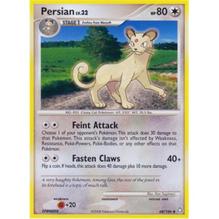 LA 068 - Persian Lv.32 Reverse Holo