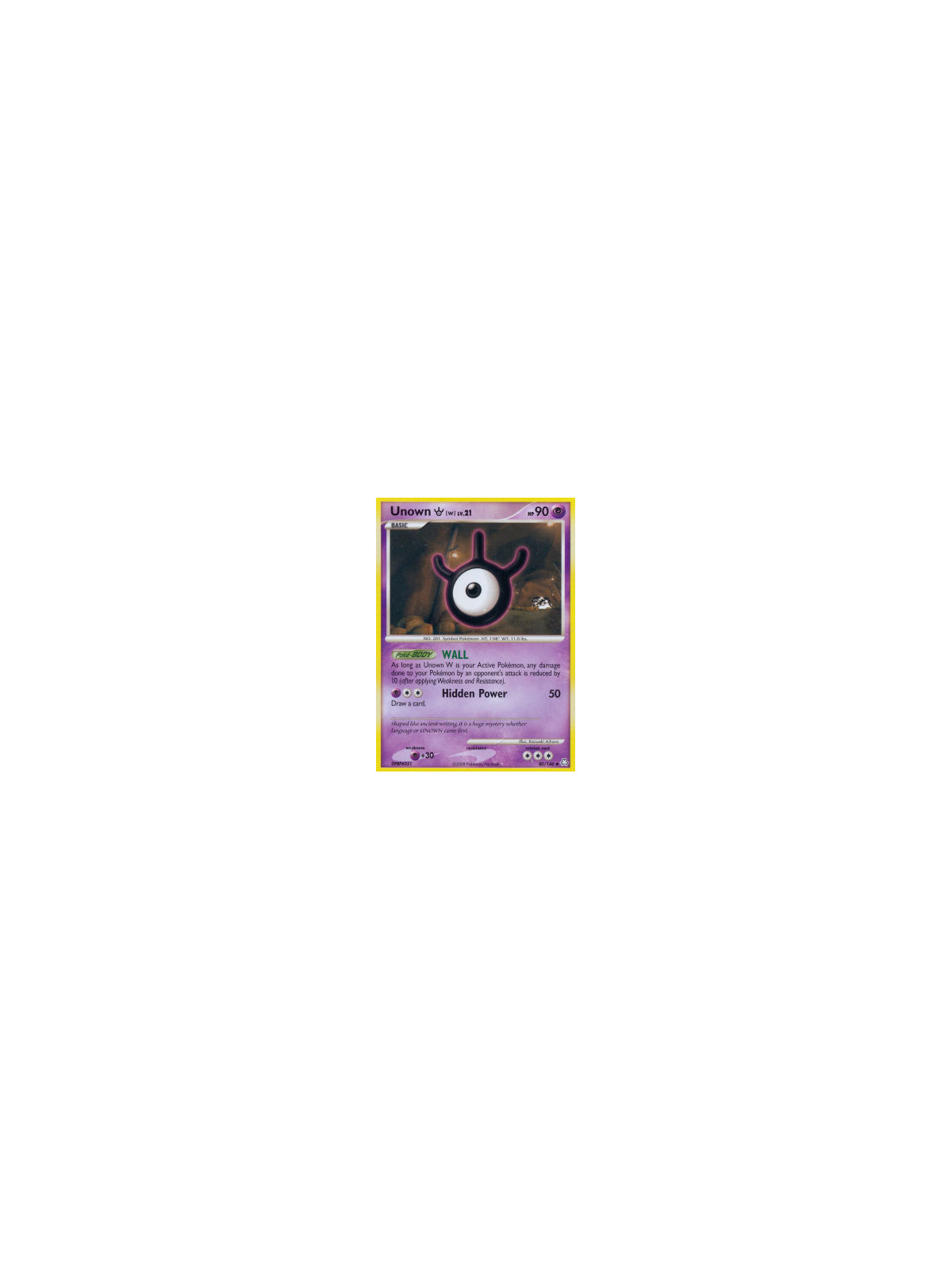 LA 080 - Unown [W] Lv.21