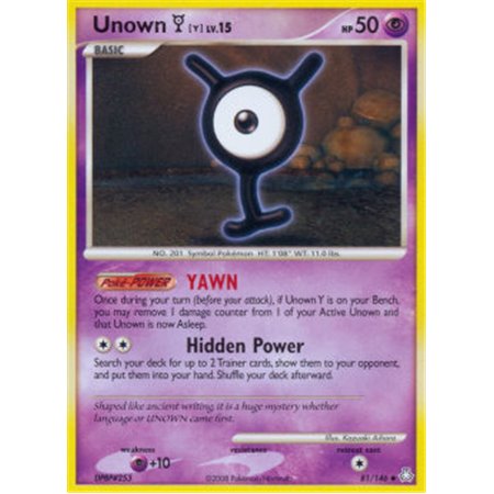 LA 081 - Unown [Y] Lv.15