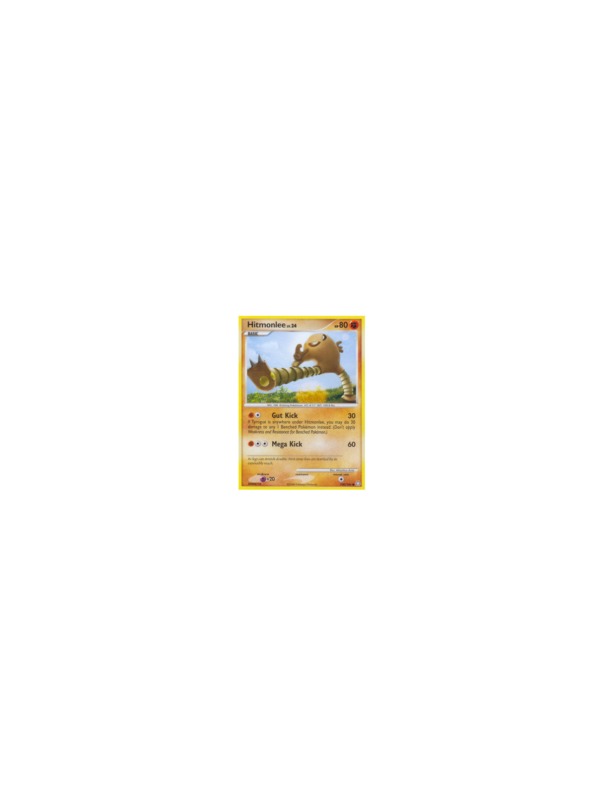 LA 100 - Hitmonlee Lv.24