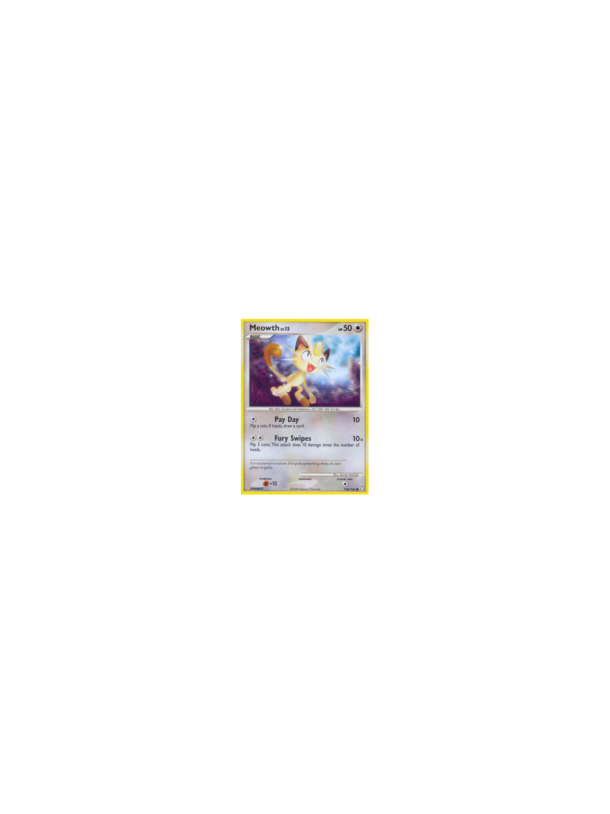 LA 106 - Meowth Lv.13