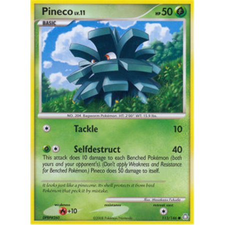 LA 113 - Pineco Lv.11 Reverse Holo