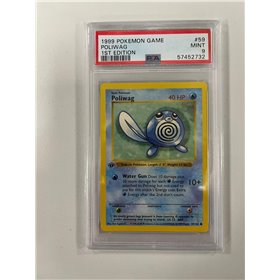 PSA - BS 059 - Poliwag 1st Edition Shadowless (9)