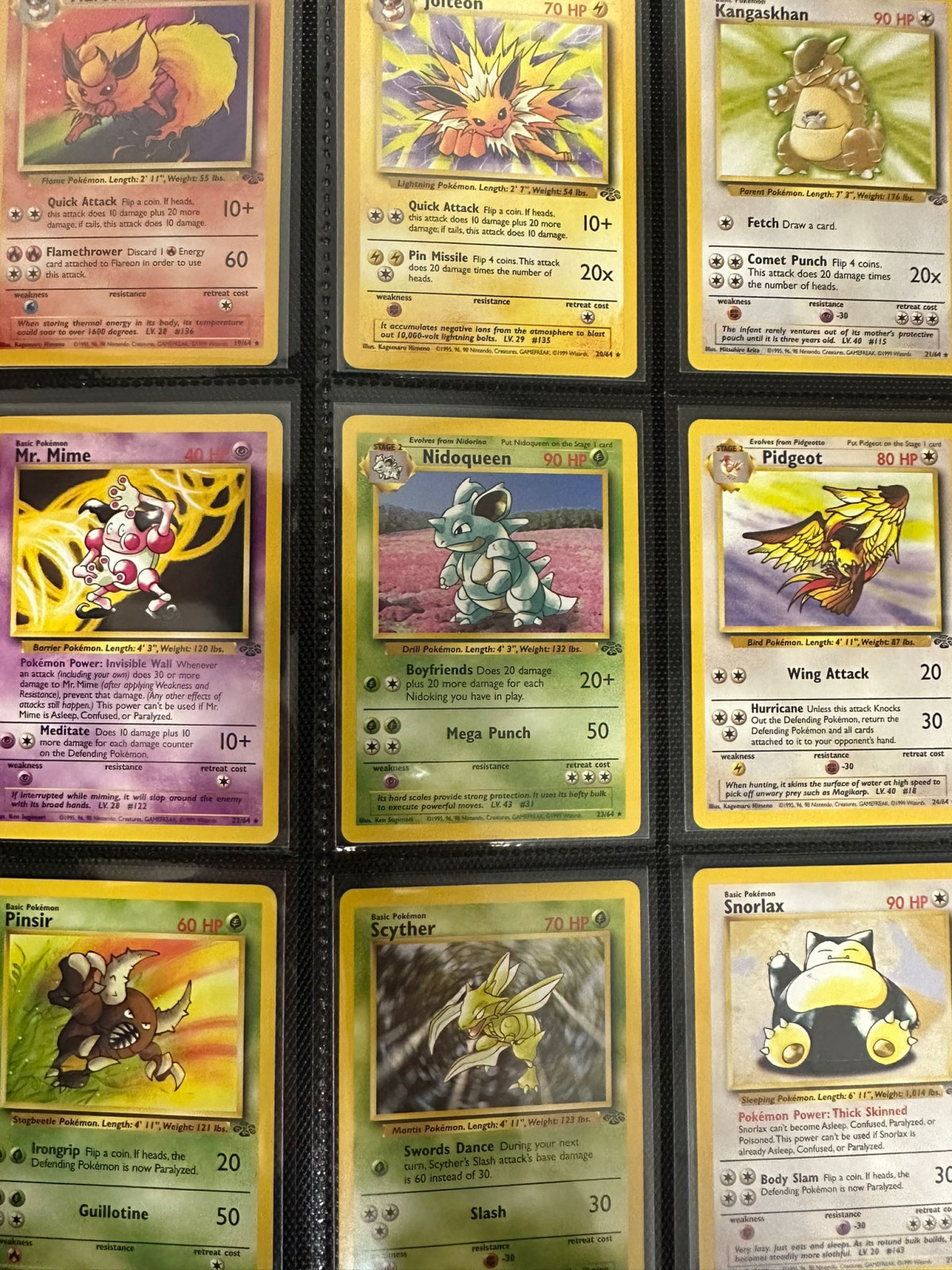 Pokémon Jungle Set Complete