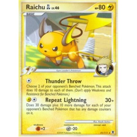 RR 031 - Raichu [GL] Lv. 46 - Reverse Holo