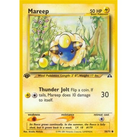 NDI 058 - Mareep - 1st Edition