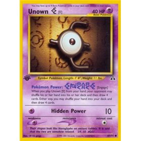 NDI 067 - Unown [E] - 1st Edition