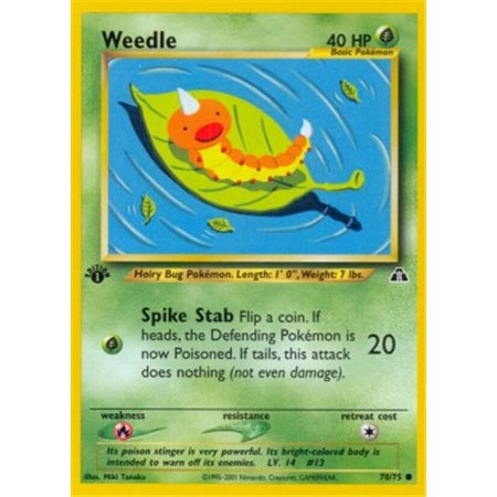 NDI 070 - Weedle - 1st Edition