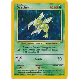 JU 010 - Scyther - No Stamp JU 010 - Scyther - No Stamp