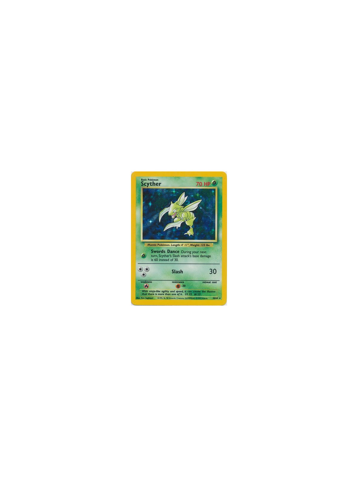JU 010 - Scyther - No Stamp