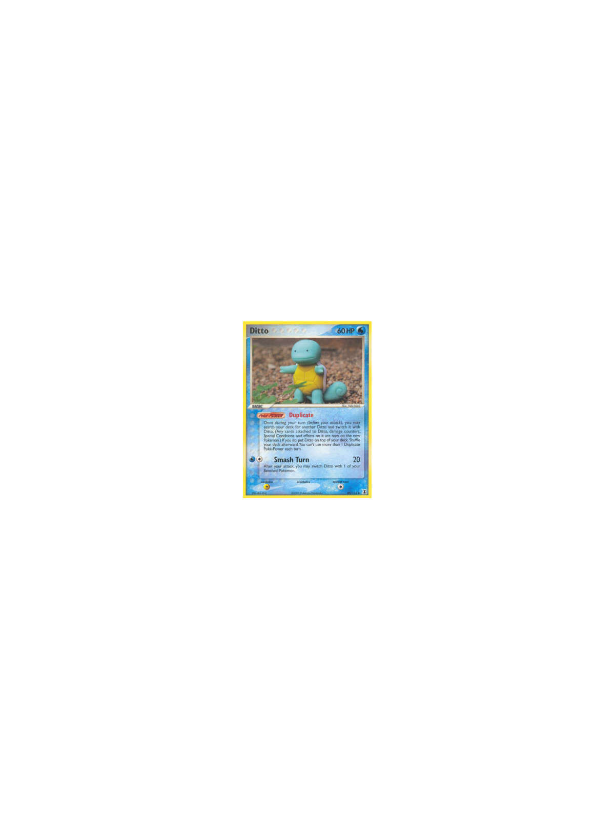 DS 040 - Ditto [Squirtle] - Reverse Holo