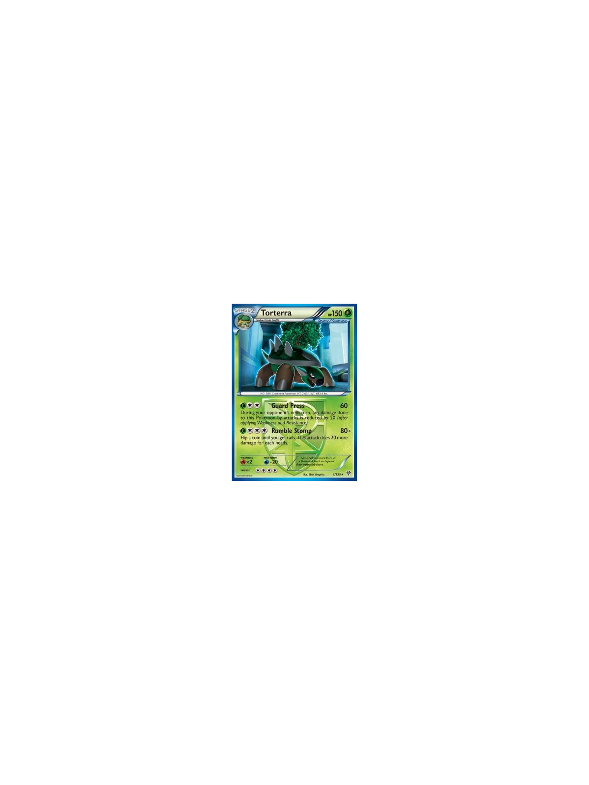PLS 003 - Torterra - Reverse Holo