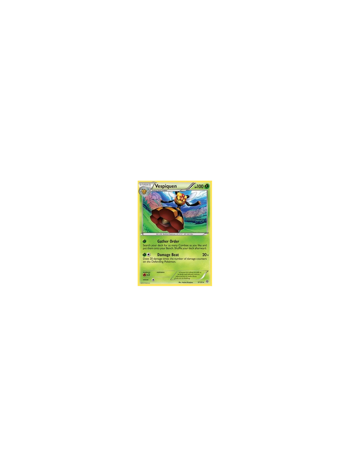 PLS 005 - Vespiquen - Reverse Holo