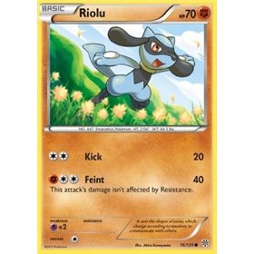 PLS 076 - Riolu - Reverse Holo PLS 076 - Riolu - Reverse Holo