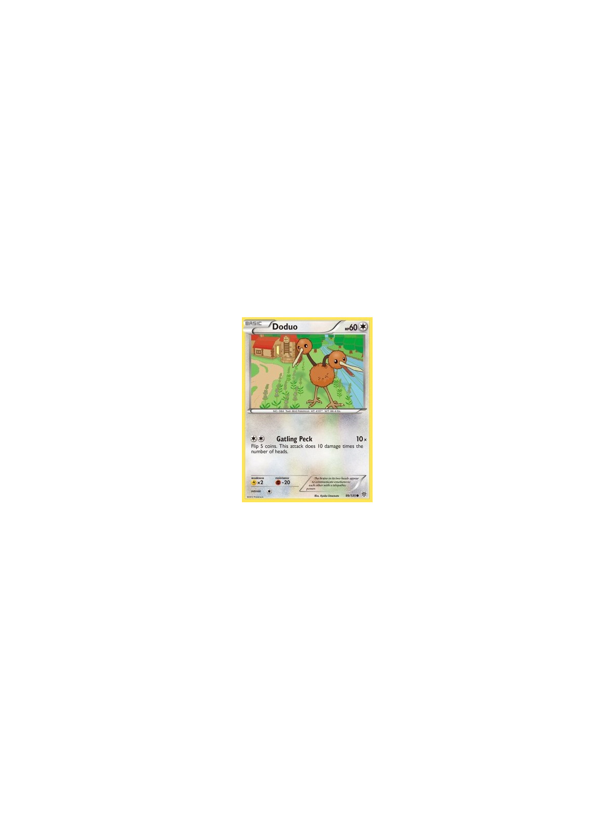 PLS 099 - Doduo - Reverse Holo