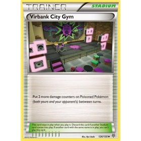 PLS 126 - Virbank City Gym - Reverse Holo PLS 126 - Virbank City Gym - Reverse Holo