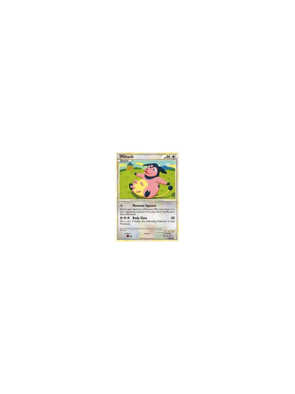 HS 047 - Miltank - Reverse Holo