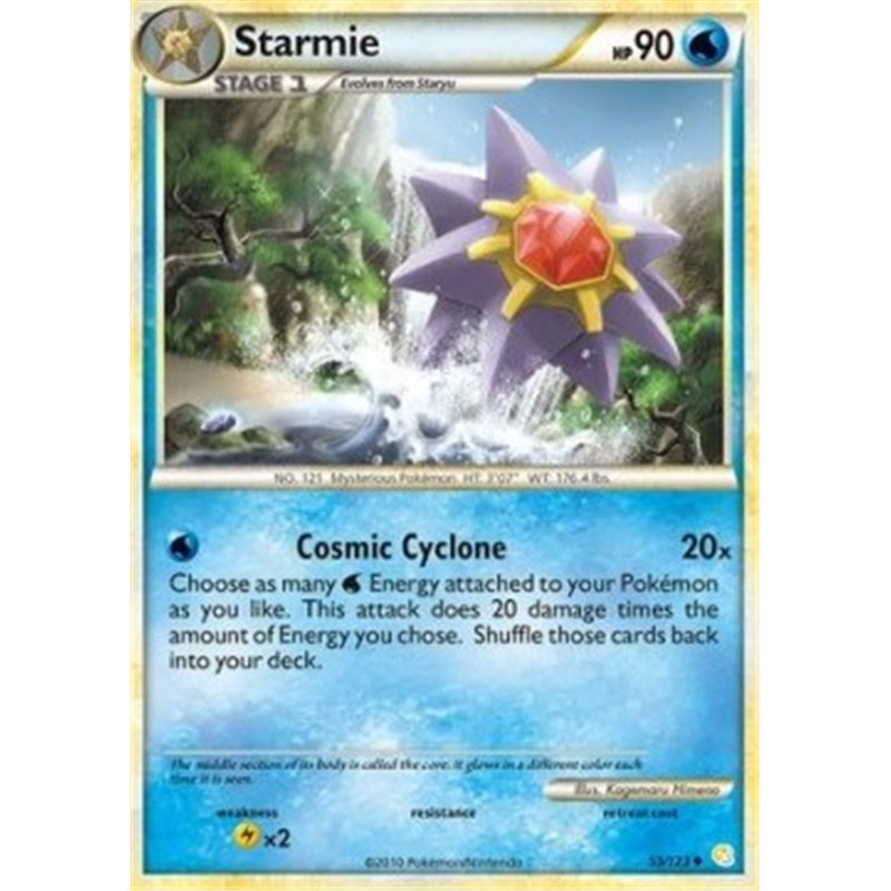 HS 053 - Starmie - Reverse Holo