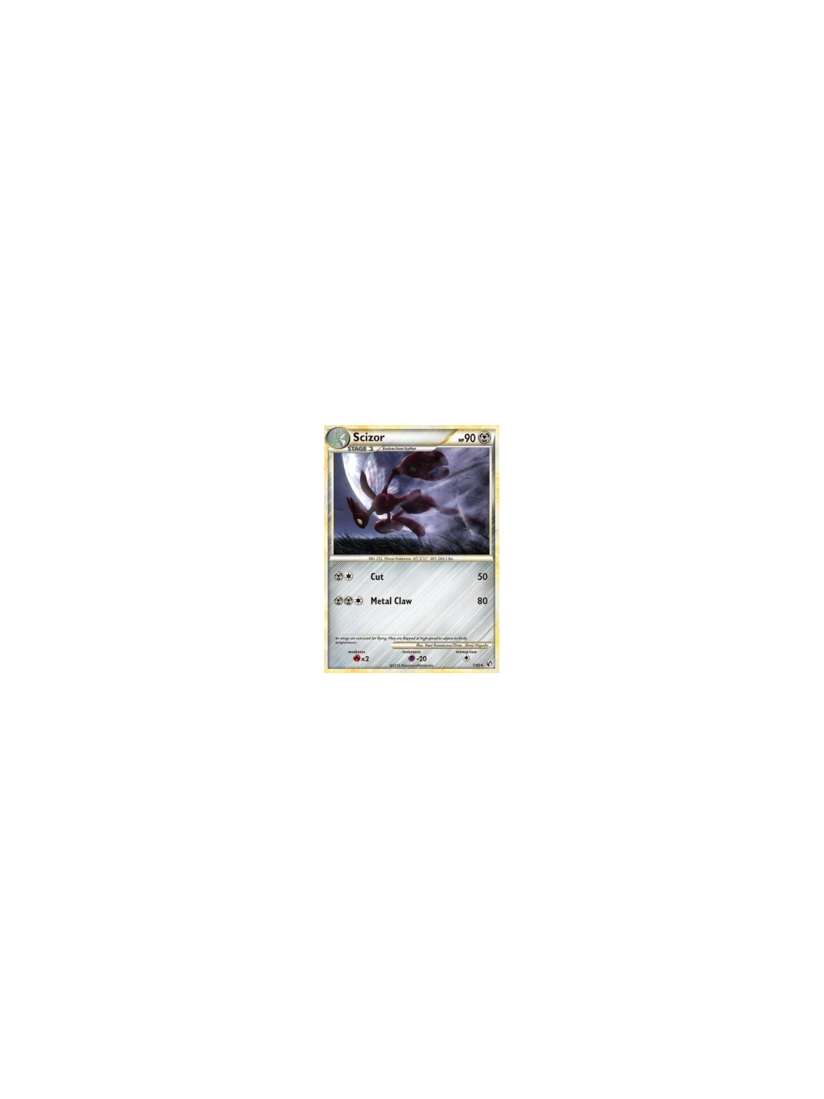 UD 007 - Scizor - Reverse Holo