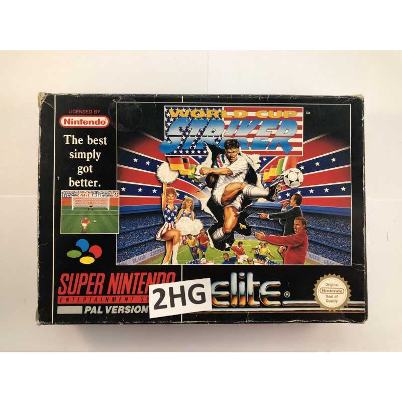 World Cup StrikerSNES Spellen met Doos SNES€ 19,95 SNES Spellen met Doos
