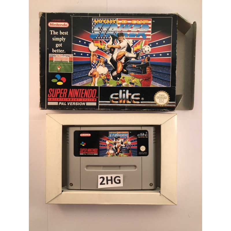 World Cup StrikerSNES Spellen met Doos SNES€ 19,95 SNES Spellen met Doos