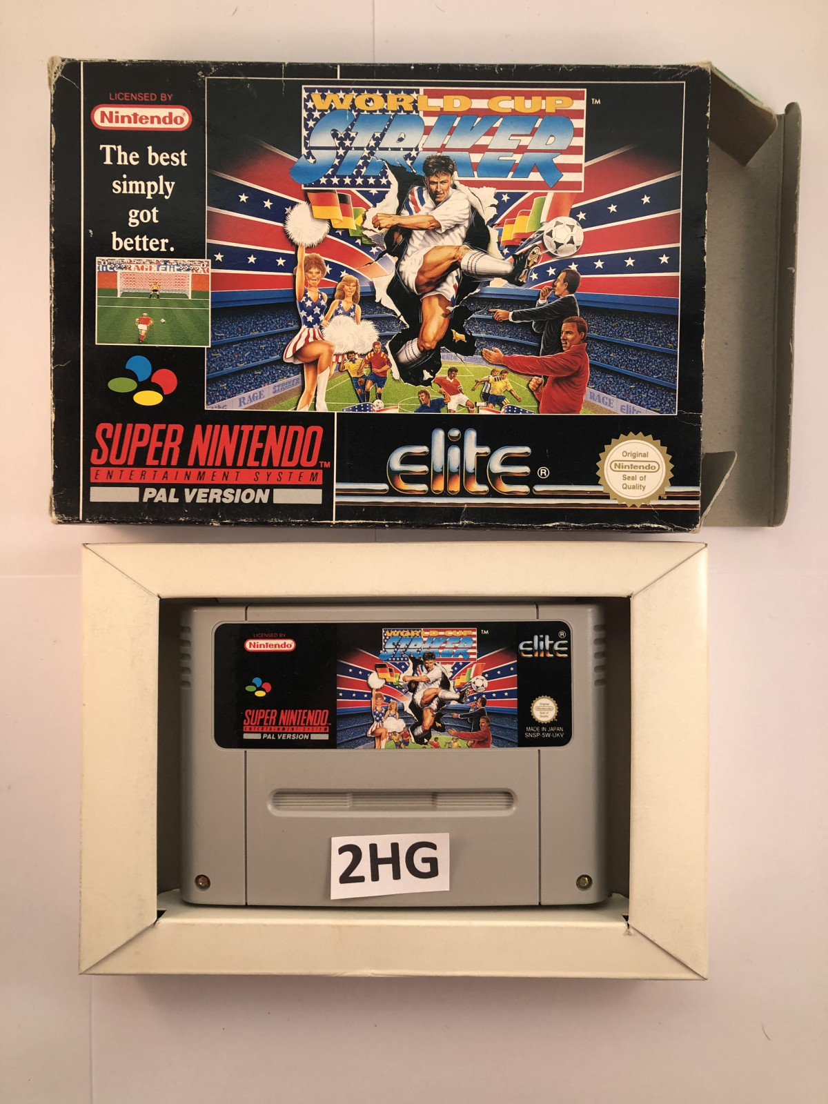 World Cup StrikerSNES Spellen met Doos SNES€ 19,95 SNES Spellen met Doos