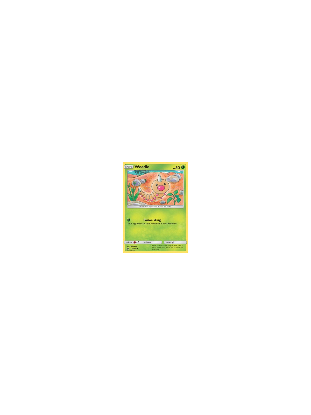 CIN 001 - Weedle 