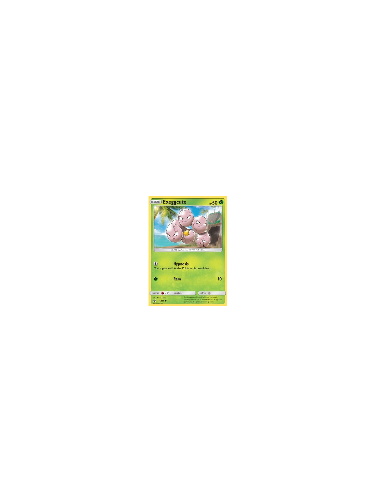 CIN 004 - Exeggcute 