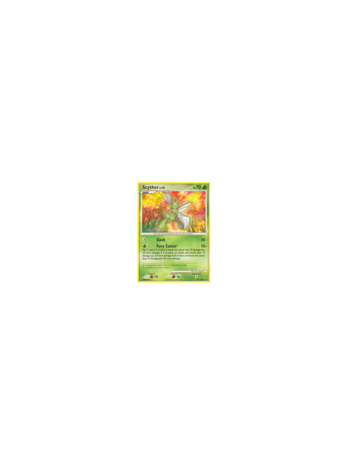 MD 046 - Scyther Lv.12