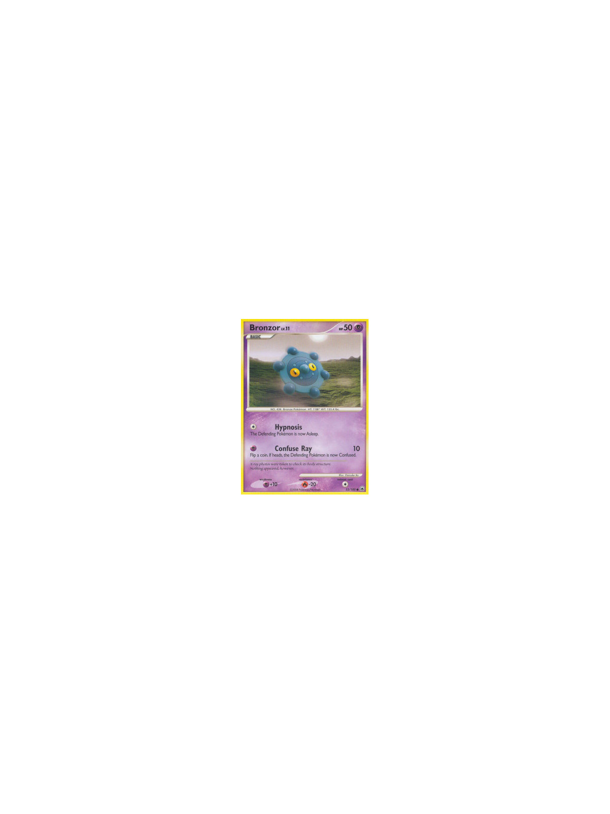 MD 052 - Bronzor Lv.11 - Reverse Holo