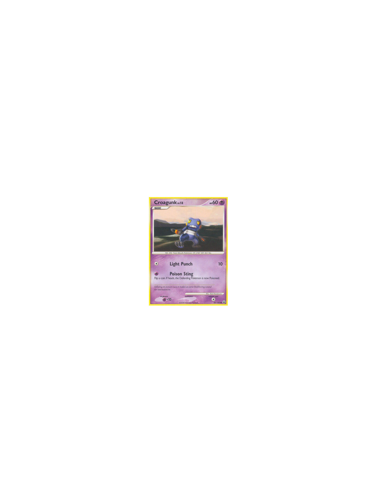 MD 060 - Croagunk Lv.13