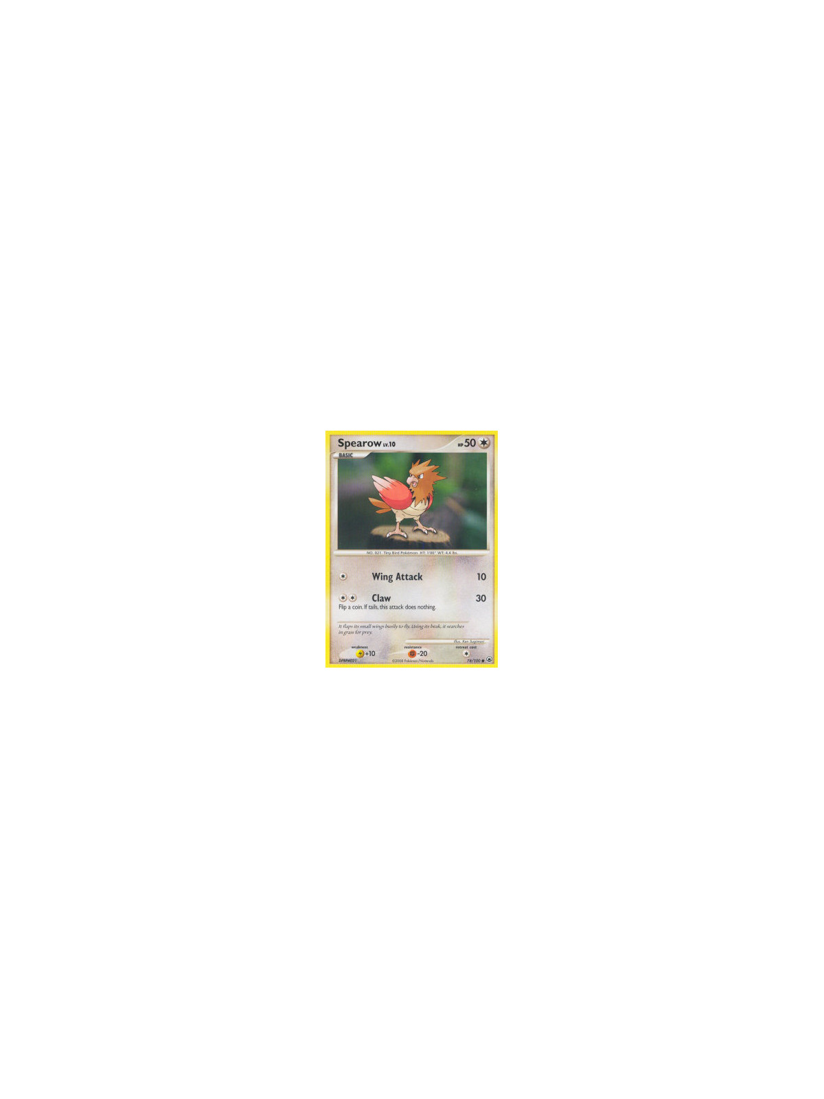 MD 074 - Spearow Lv.10