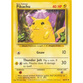 BS 058 - Pikachu  BS 058 - Pikachu