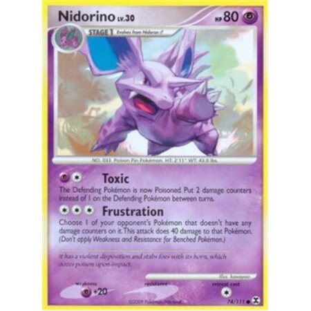 RR 074 - Nidorino Lv.30 - Reverse Holo