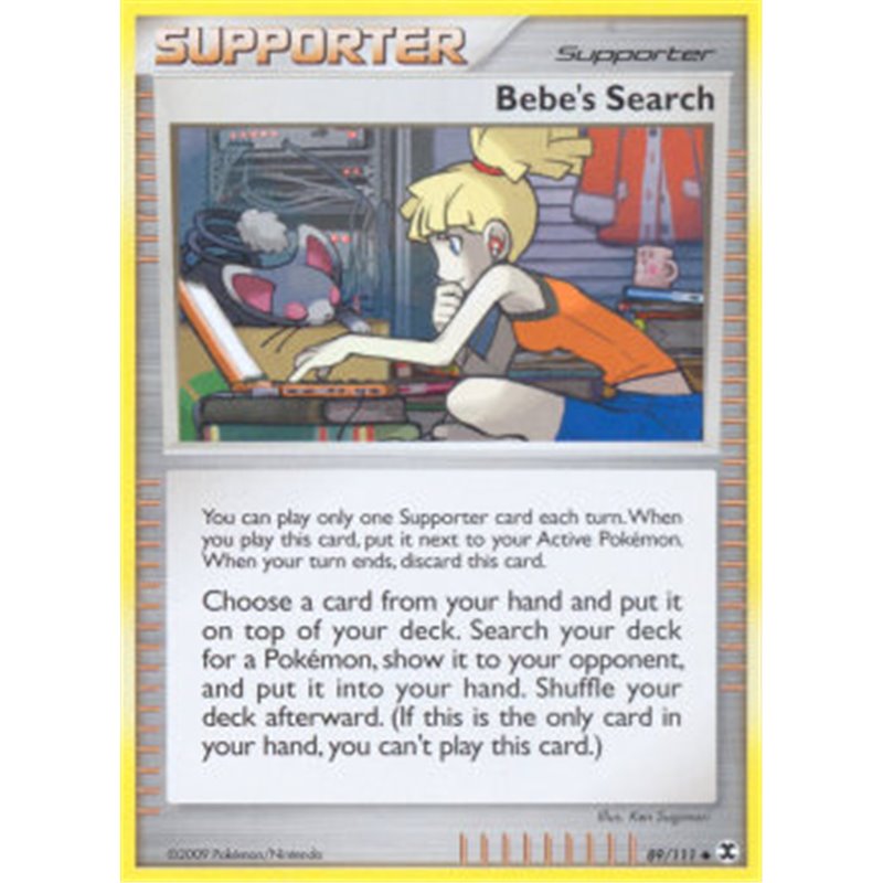 RR 089 - Bebe's Search - Reverse Holo