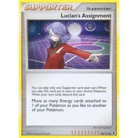 RR 092 - Lucian's Assignment - Reverse Holo RR 092 - Lucian's Assignment - Reverse Holo