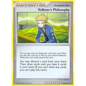 RR 098 - Volkner's Philosophy - Reverse Holo RR 098 - Volkner's Philosophy - Reverse Holo