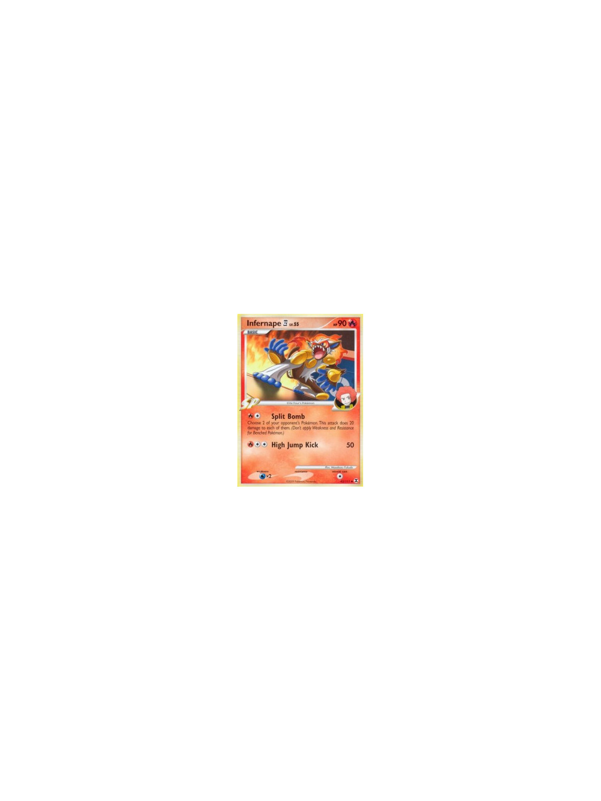 RR 043 - Infernape [4] Lv.55 - Reverse Holo