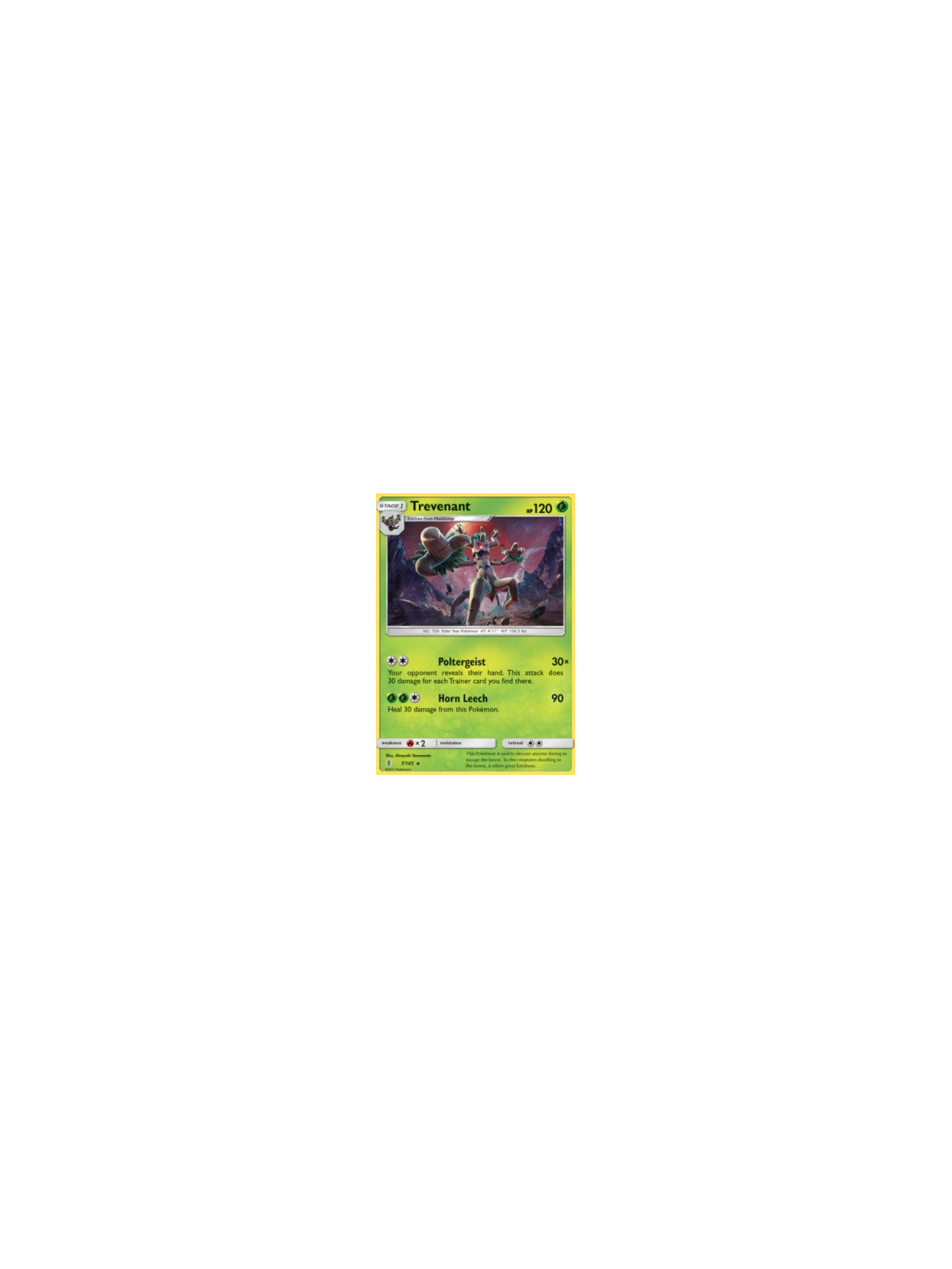 GRI 007/145 - Trevenant - Reverse Holo
